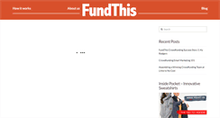 Desktop Screenshot of fundthis.com