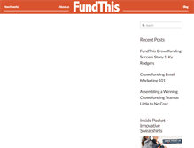 Tablet Screenshot of fundthis.com